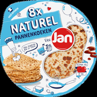 Jan Pannenkoeken Naturel 8 Stuks 540 g bij Jumbo - thumbnail