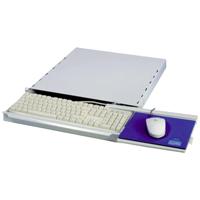 Apranet 26510037 19 inch Inschuifsysteem voor patchkast 1 HE Lichtgrijs - thumbnail