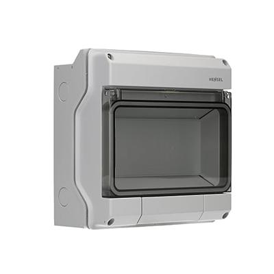 Hensel 6100058 KV 9109 Kleine verdeelkast Opbouw (op muur) Aantal groepen: 9 Aantal rijen: 1 Inhoud: 1 stuk(s)