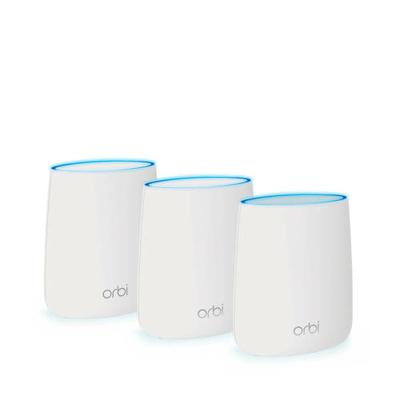 Netgear Orbi AC2200 Tri-band WiFi System draadloze router Tri-band (2.4 GHz / 5 GHz / 5 GHz) Gigabit Ethernet Wit Netgear Orbi AC2200 Tri-band WiFi System draadloze router Tri-band (2.4 GHz / 5 GHz / 5 GHz) Gigabit Ethernet Wit