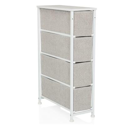 hjh LIVING Kast Foldress (4 vakken, Grijs) hjh LIVING Kast Foldress (4 vakken, Grijs)