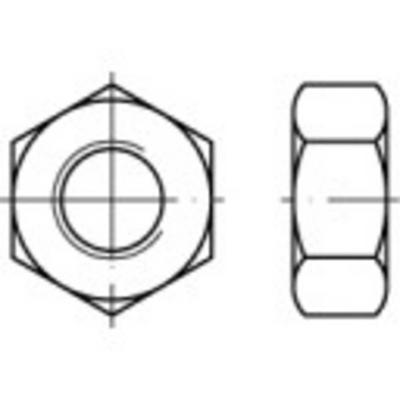 TOOLCRAFT TO-9985188 Zeskantmoeren M36 DIN 934 Messing 5 stuk(s)