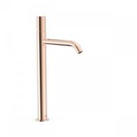 Wastafelmengkraan Tres Study Exclusive 40,5 cm 1-Knop Rond Rosé Goud - thumbnail