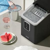 HKoeNIG ijsmachine - KUB12 - Tot 12 kg ijsblokjes per dag - Productietijd: 6 tot 13 minuten - 120W - Zwart - thumbnail