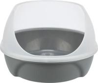 TRIXIE KATTENBAK SIMAO HOGE RAND GRIJS 48X58X30 CM - thumbnail