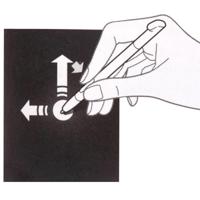 Hoog-gevoelige Stylus Pen voor Galaxy Note 4 / N910(Black) - thumbnail