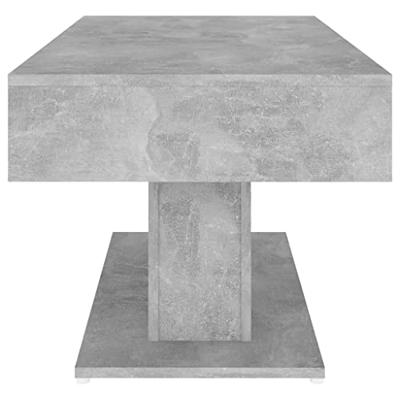 Salontafel 96x50x45 cm spaanplaat betongrijs