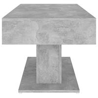 Salontafel 96x50x45 cm spaanplaat betongrijs - thumbnail