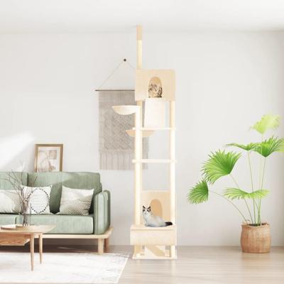 Kattenmeubel vloer tot plafond 277-303 cm crmekleurig