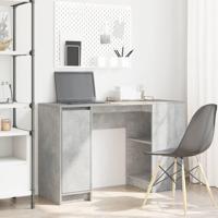 Bureau 120x42x76 cm spaanplaat betongrijs - thumbnail