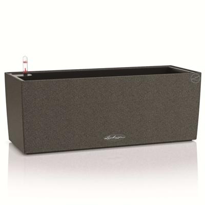 LECHUZA Jardiniere BALCONERA Stone 50 ALL-IN-ONE Zwart