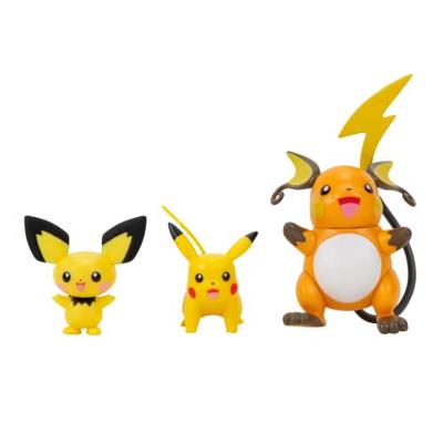 Pokemon Battle Figure Evolution Pack - Pichu, Pikachu & Raichu