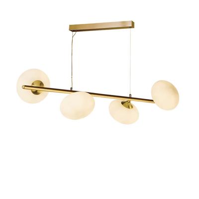 Searchlight Gouden hanglampPebble 4-lichts - 94041-4GO