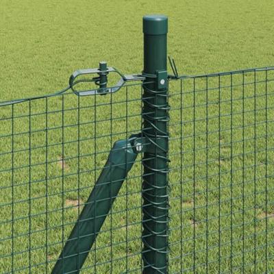 VidaXL Afrasteringspaal groen 25 x 1 m (19 x 19 mm gaas) staal