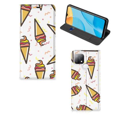 OPPO A15 | Flip Style Cover | Icecream