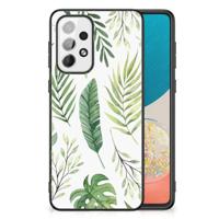 Samsung Galaxy A73 Bloemen Hoesje Leaves - thumbnail
