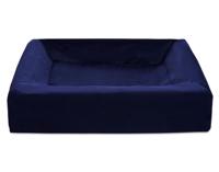 BIA BED ROYAL FLUWEEL OVERTREK HONDENMAND NAVY BIA-60 70X60X15 CM - thumbnail