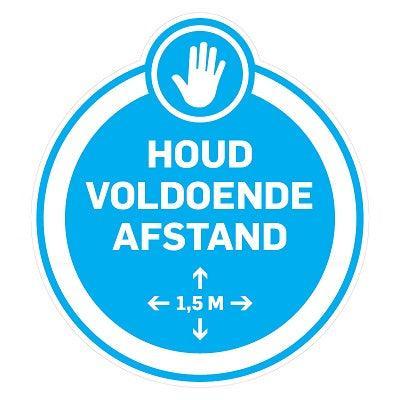 Pictogram Houd voldoende afstand 31,5cm