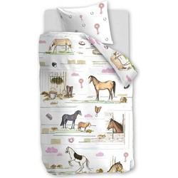 Beddinghouse Beddinghouse Kids Horse Ranch Dekbedovertrek - Multi 100 x 135