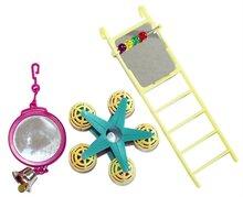 Happy Pet bird toy mp spiegel / ladder / carousel