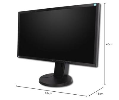 Eizo EV2430-BK Monitor, 61 cm/24,1 inch, 1920 x 1200 Pixels, Zwart