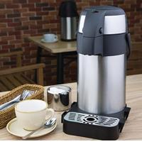 Thermoskan olympia met pomp 2.5 liter rvs - thumbnail