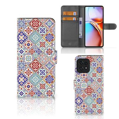 Motorola Edge 40 Pro | Bookcase | Tiles Color