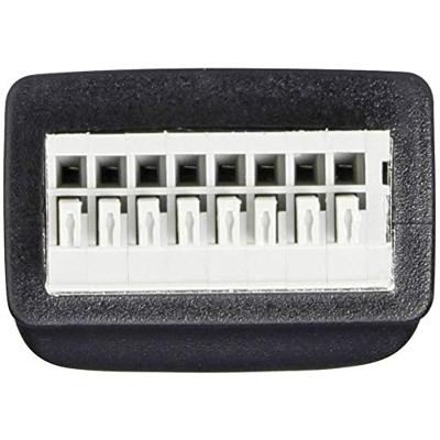 TRU COMPONENTS LT-RJSTA RJ45-bus met stekkeraansluiting 1243970 Bus, inbouw verticaal Zwart 1 stuk(s)