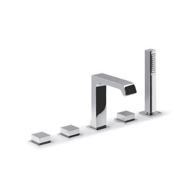 Badrandkraan Sapho Infiniti 3-knop Mengkraan Compleet 5-gats Chroom Badrandkraan Sapho Infiniti 3-knop Mengkraan Compleet 5-gats Chroom