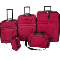 VidaXL Reisbagage set rood 5-delig - thumbnail