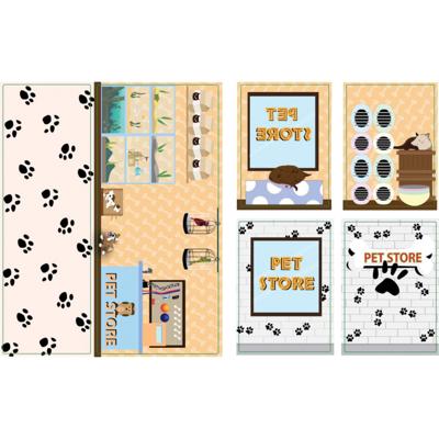 iWallz decoratiestickers Pet Store 6 delig