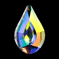 Regenboogkristal Bindi Donker Parelmoer AAA Kwaliteit - thumbnail