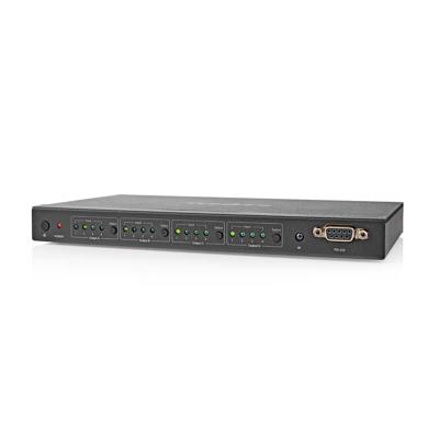 Nedis VMAT3494AT Hdmi™ Matrix-switch 4 X 4-poorts Poort(en) Dc Power / 1x Rs232 / 4x Hdmi™ Input 4x Hdmi™ Output 4k@60hz 18 Gbps Afstandbestuurbaar Metaal Zwart Nedis VMAT3494AT Hdmi™ Matrix-switch 4 X 4-poorts Poort(en) Dc Power / 1x Rs232 / 4x Hdmi™ Input 4x Hdmi™ Output 4k@60hz 18 Gbps Afstandbestuurbaar Metaal Zwart