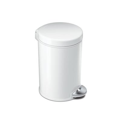 Simplehuman Afvalemmer Rond 4,5 liter (Wit)