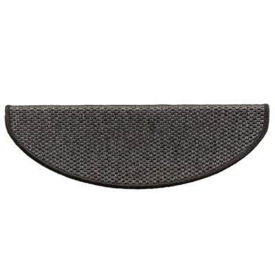 Trapmatten zelfklevend 15st sisal-look 65x21x4cm antracietkleur
