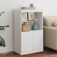 Dressoir met LED-verlichting 60,5x37x100 cm wit - thumbnail