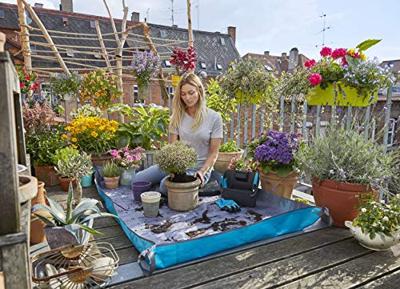 Gardena Plantmat L - Opvouwbare, Waterafstotende Tuinwerkmat voor Potten & Planten
