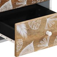 Nachtkastje 40x33,5x46 cm massief mangohout - thumbnail