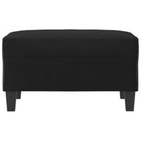 Voetenbank 70x55x41 cm kunstleer zwart - thumbnail