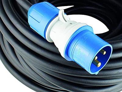 AS Schwabe 61407 Stroom Verlengkabel 16 A Zwart, Blauw 10 m H07RN-F 3G 2,5 mm² AS Schwabe 61407 Stroom Verlengkabel 16 A Zwart, Blauw 10 m H07RN-F 3G 2,5 mm²