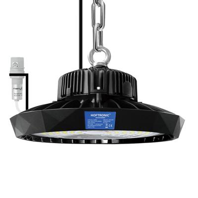 Saturn LED High Bay met daglichtsensor - Dimbaar - 90 Watt 17.100 lumen (190lm/W) - 5700K daglicht wit - 120° - IP65 - Bridgelux LED's Saturn LED High Bay met daglichtsensor - Dimbaar - 90 Watt 17.100 lumen (190lm/W) - 5700K daglicht wit - 120° - IP65 - Bridgelux LED's