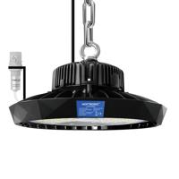 Saturn LED High Bay met daglichtsensor - Dimbaar - 90 Watt 17.100 lumen (190lm/W) - 5700K daglicht wit - 120° - IP65 - Bridgelux LED&apos;s - thumbnail