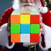 Mega Rubiks Cube XXL 18,8 cm - Stickerloos - Maze Cube - Duurzaam ABS - thumbnail