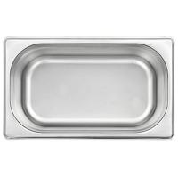 VidaXL Gastronormbakken 8 st gn 1/4 100 mm roestvrij staal - thumbnail