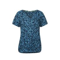 CECIL top met all over print blauw - thumbnail