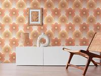 AS Creation Retro Chic - Bruin - Retro - 395393 - thumbnail