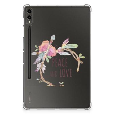 Samsung Galaxy Tab S9 Plus Tablet Back Cover Boho Text