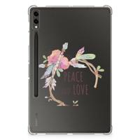 Samsung Galaxy Tab S9 Plus Tablet Back Cover Boho Text - thumbnail
