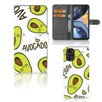 Motorola Moto G22 Leuk Hoesje Avocado Singing - thumbnail