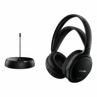 Philips SHC5200/10 HiFi Hoofdtelefoon Draadloos Over-Ear (32-mm-Luidspreker, Draadloze FM-transmissie, Zelfinstellende Binnenhoofdband, Lichtgewicht Ontwerp, Oplaadbaar), Zwart - thumbnail